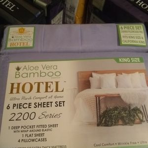 King / California King six-piece sheet set